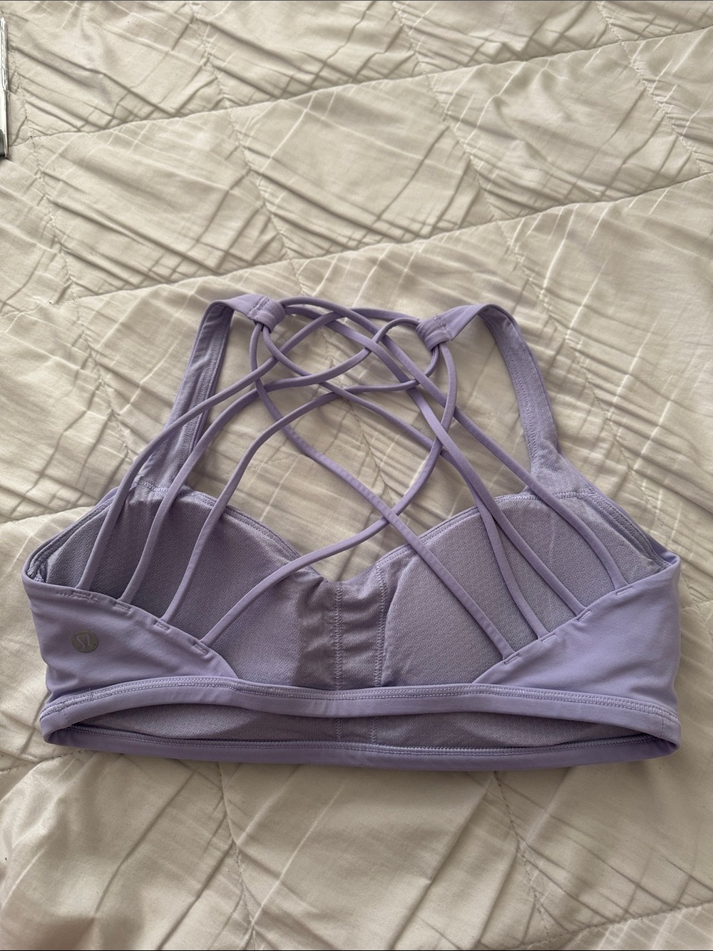 Lululemon Free to Be Wild Bra Lilac Smoke Size 8 - Picture 2 of 2